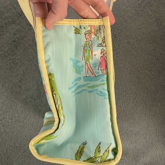💛🩵💚🩷NWOT Lily Pulitzer Originals est. 1959ish Canvas Tote Bag Purse - Picture 8 of 10